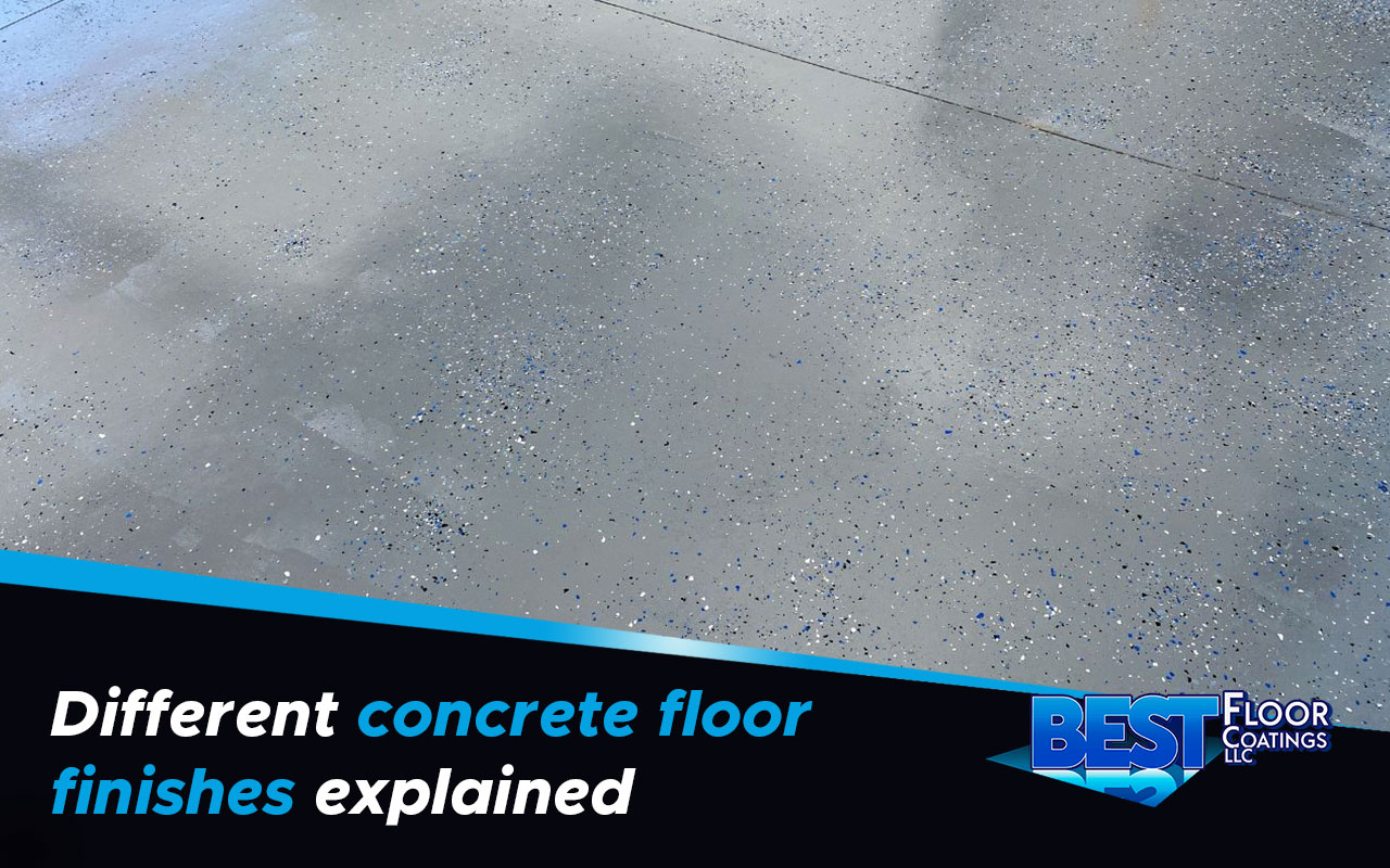 Different concrete floor finishes explained