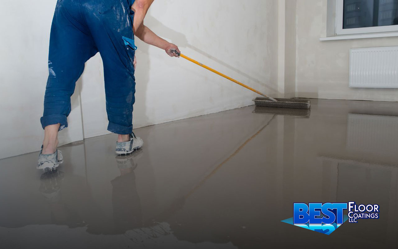 Applying sealant for long-lasting concrete floor protection